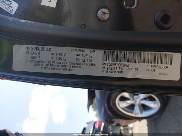 2016 DODGE CHALLENGER R/T PLUS