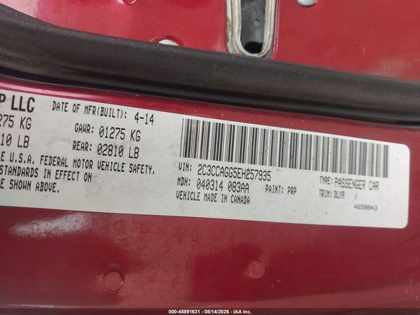 2014 CHRYSLER 300 300S — I9