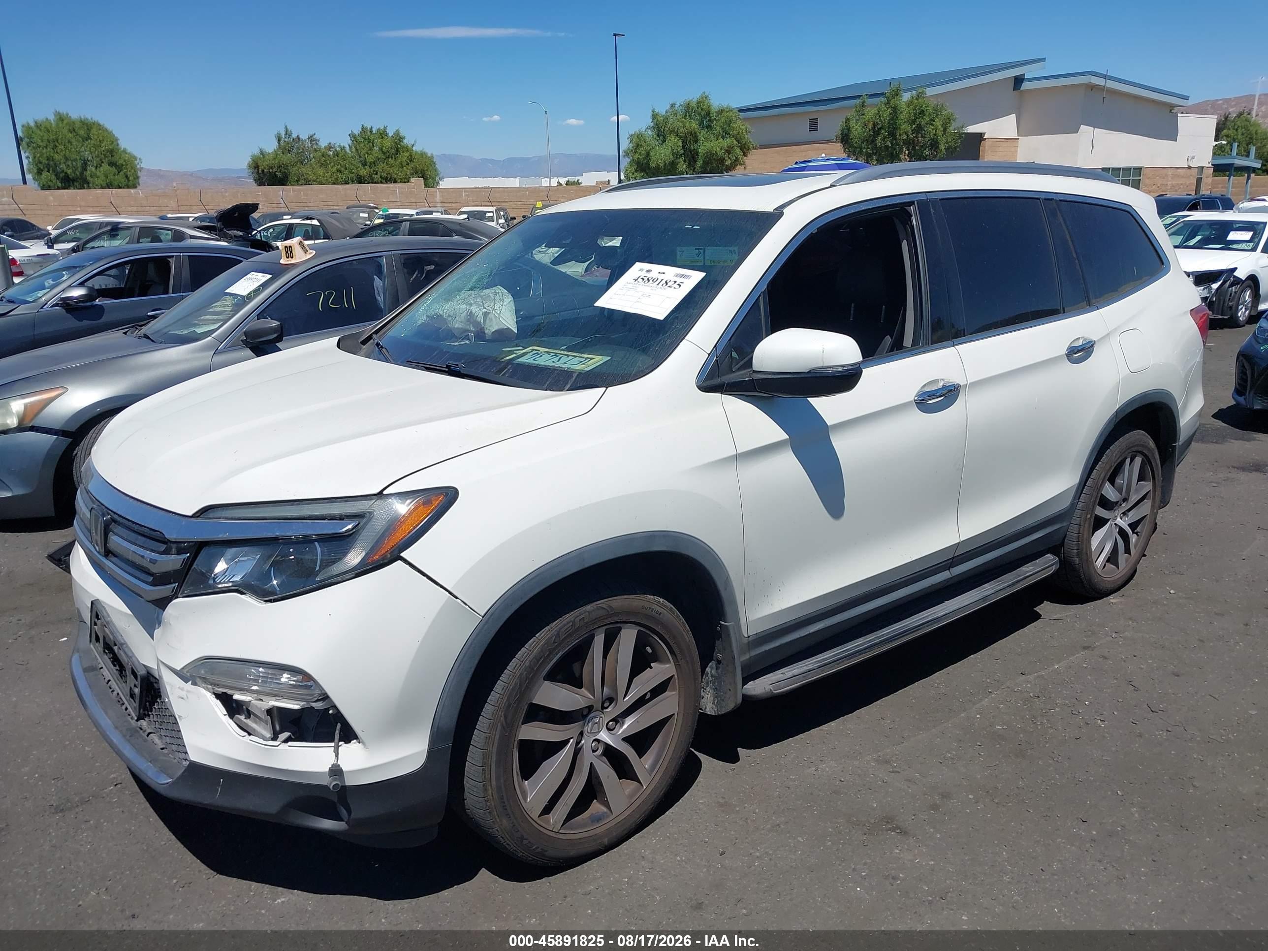 2017 HONDA PILOT ELITE
