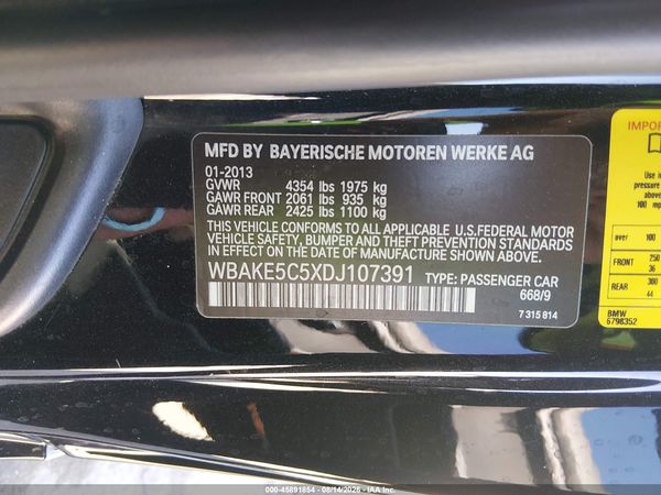 2013 BMW 328I
