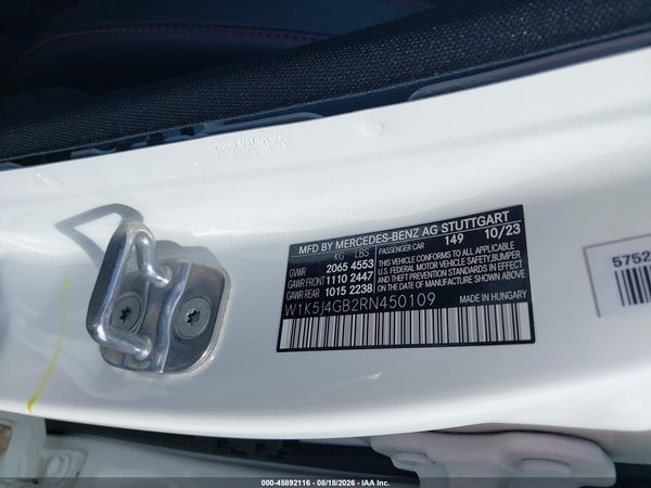 2024 MERCEDES-BENZ CLA 250 COUPE CLA250