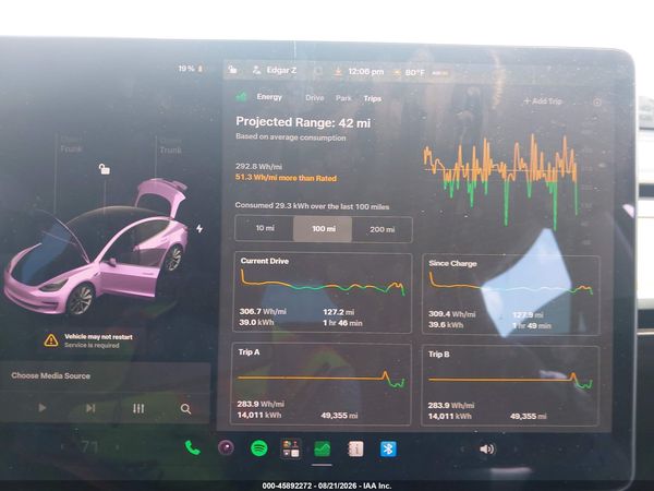 2020 TESLA MODEL 3 — I153