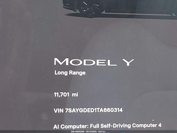 2026 TESLA MODEL Y