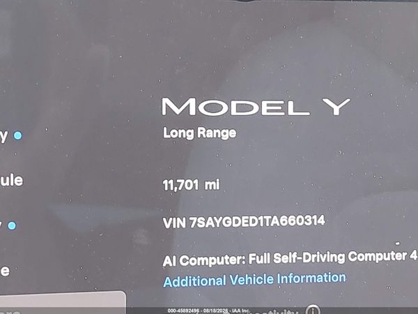 2026 TESLA MODEL Y
