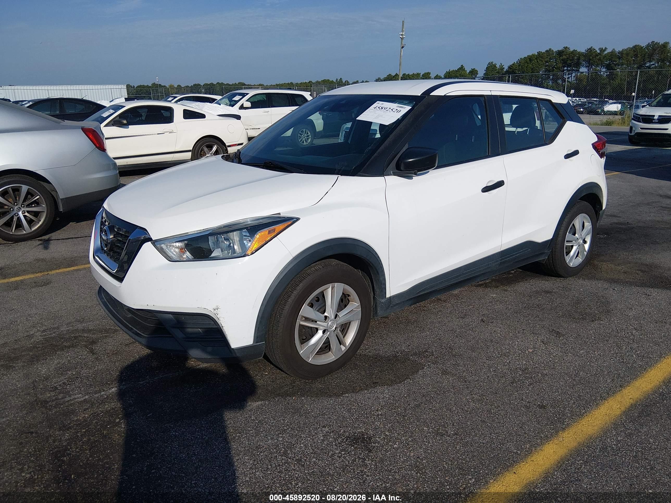 2020 NISSAN KICKS S XTRONIC CVT — I2