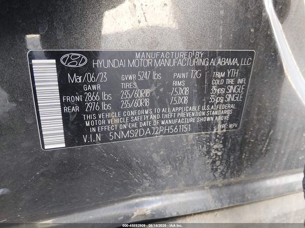 2023 HYUNDAI SANTA FE SEL