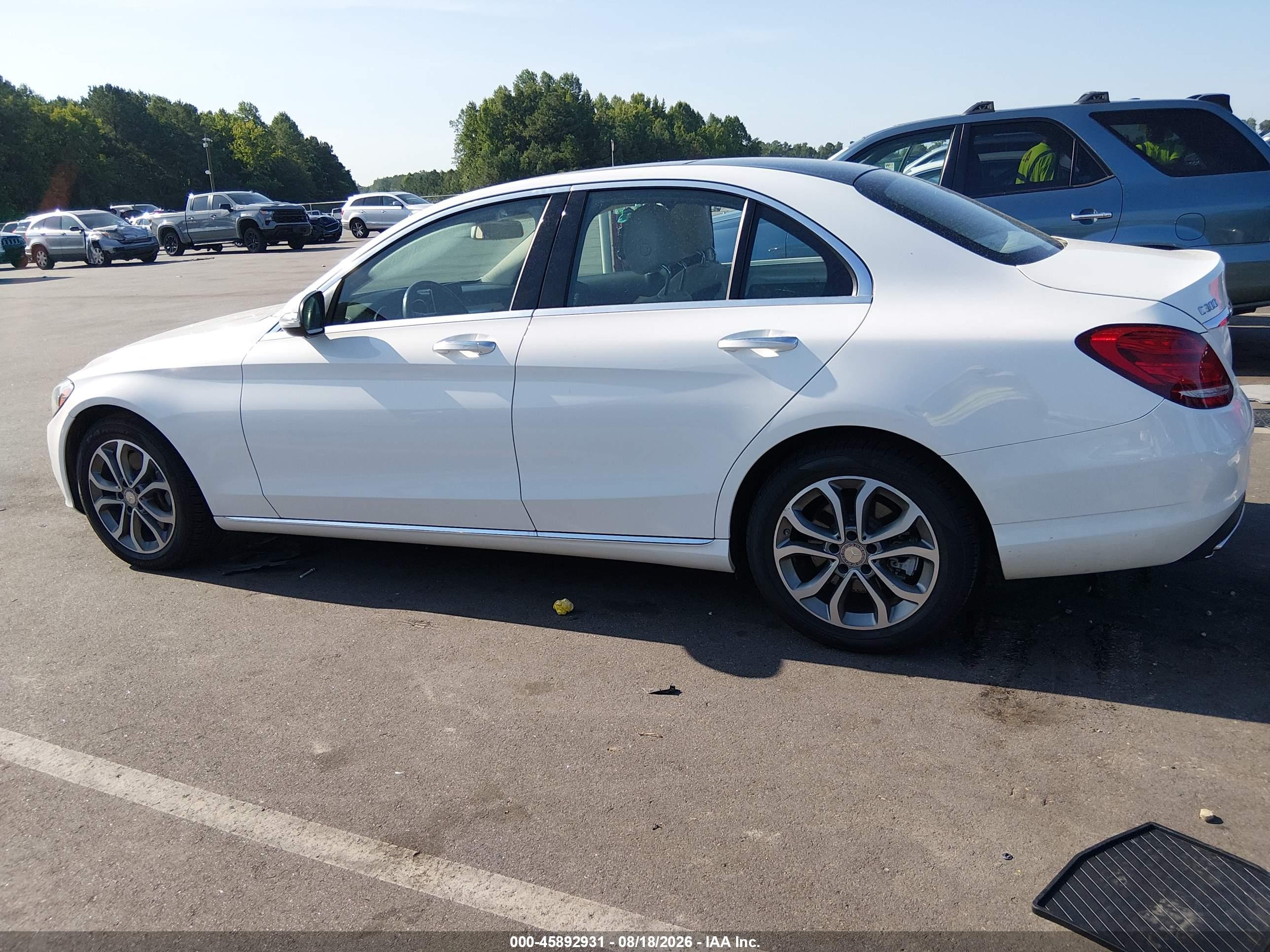 2015 MERCEDES-BENZ C 300 4MATIC
