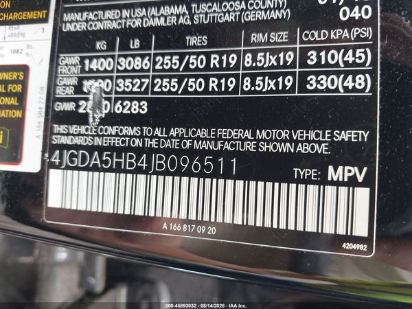 2018 MERCEDES-BENZ GLE 350 4MATIC