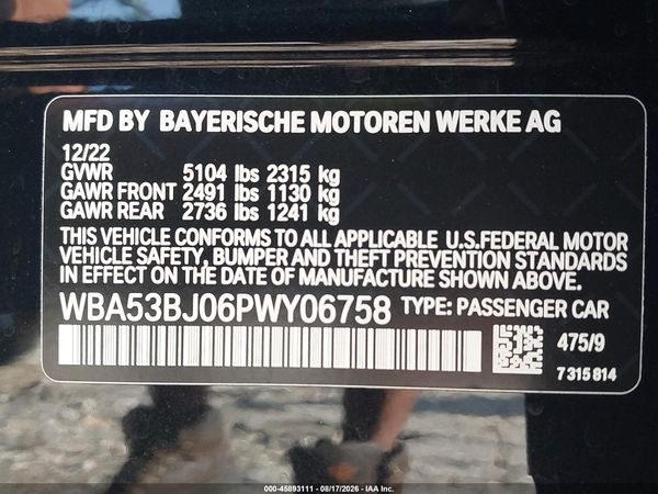2023 BMW 540 I