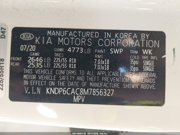 2021 KIA SPORTAGE S