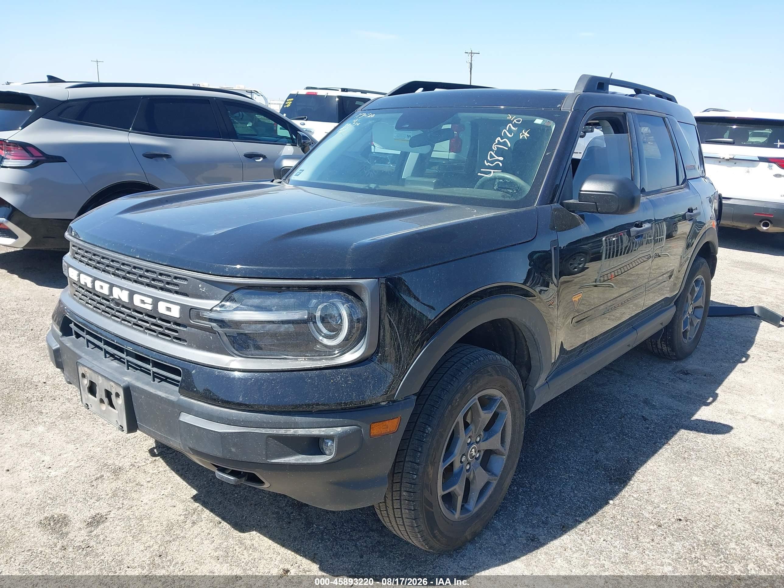 2021 FORD BRONCO SPORT BADLANDS — I2