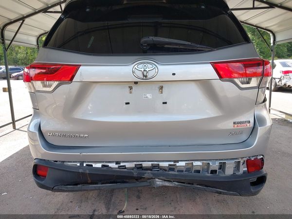 2019 TOYOTA HIGHLANDER XLE