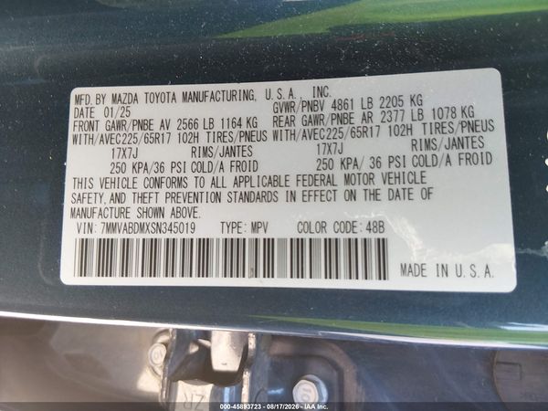 2025 MAZDA CX-50 2.5 S PREMIUM PACKAGE