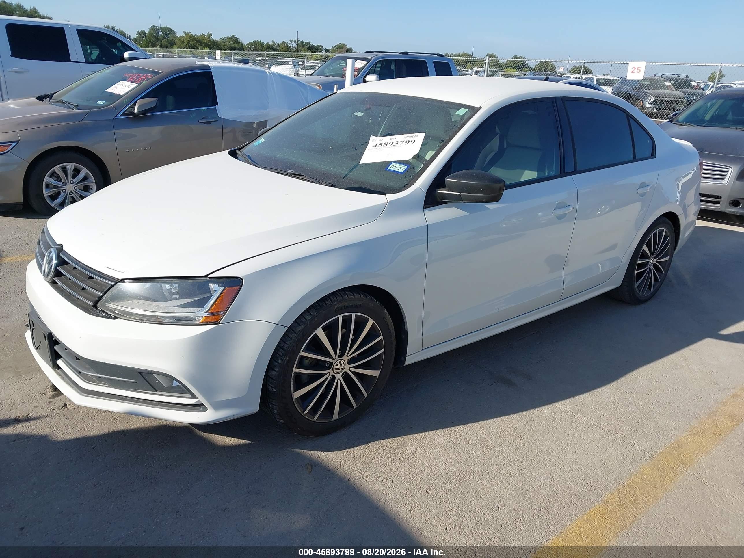 2017 VOLKSWAGEN JETTA 1.8T SPORT — I2