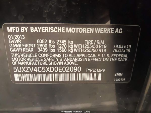 2013 BMW X5