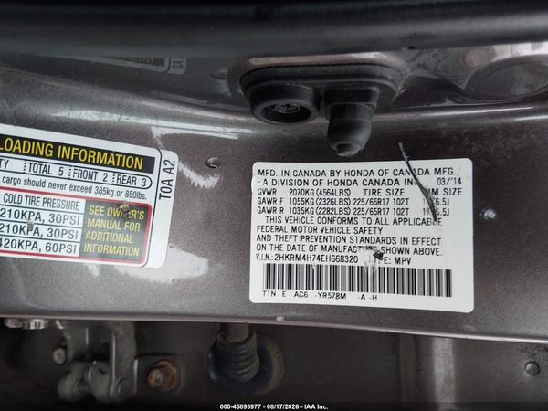 2014 HONDA CR-V EX-L