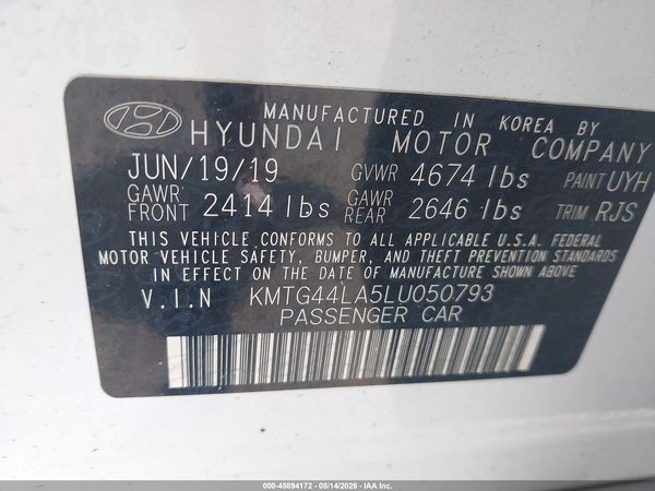 2020 GENESIS G70 2.0T RWD