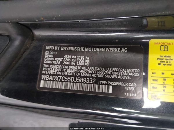 2013 BMW 335I