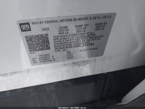 2024 CHEVROLET EQUINOX AWD LT — I9