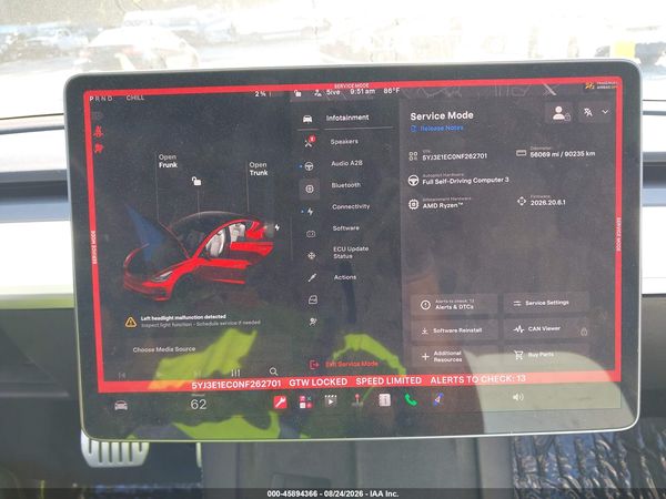 2022 TESLA MODEL 3