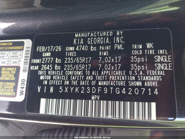 2026 KIA SPORTAGE LX