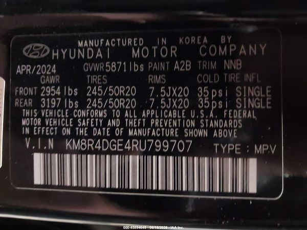 2024 HYUNDAI PALISADE SEL