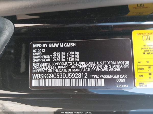 2013 BMW M3