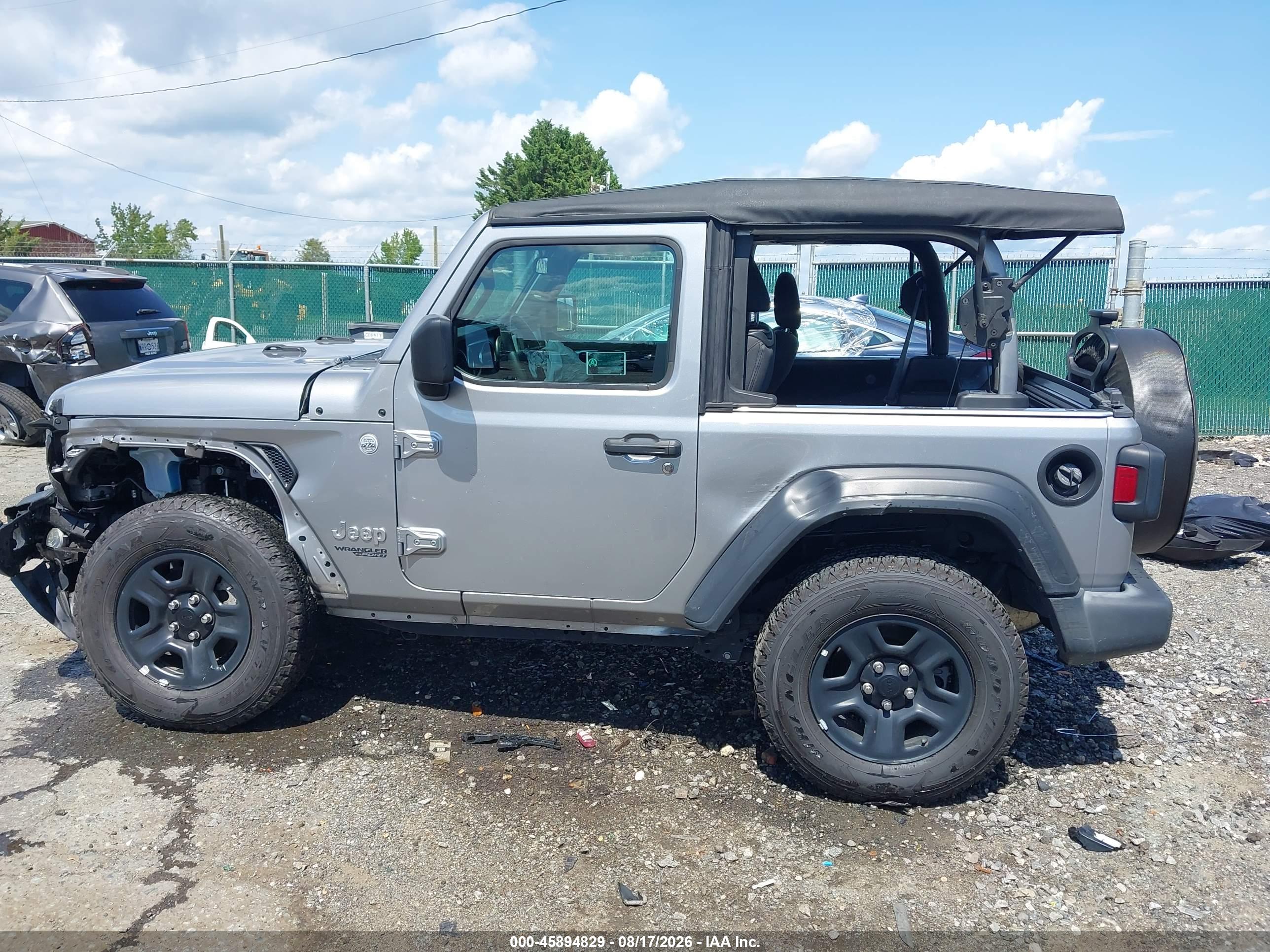 2019 JEEP WRANGLER SPORT 4X4