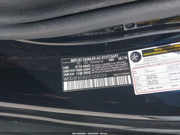 2018 MERCEDES-BENZ SL 450 SL450
