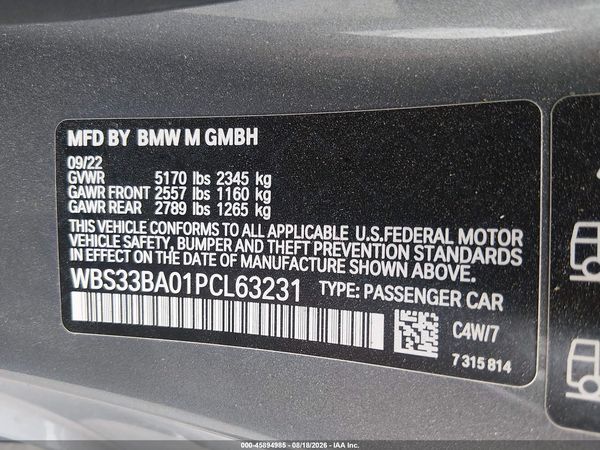 2023 BMW M4 COMPETITION XDRIVE