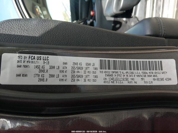 2020 DODGE DURANGO CITADEL AWD