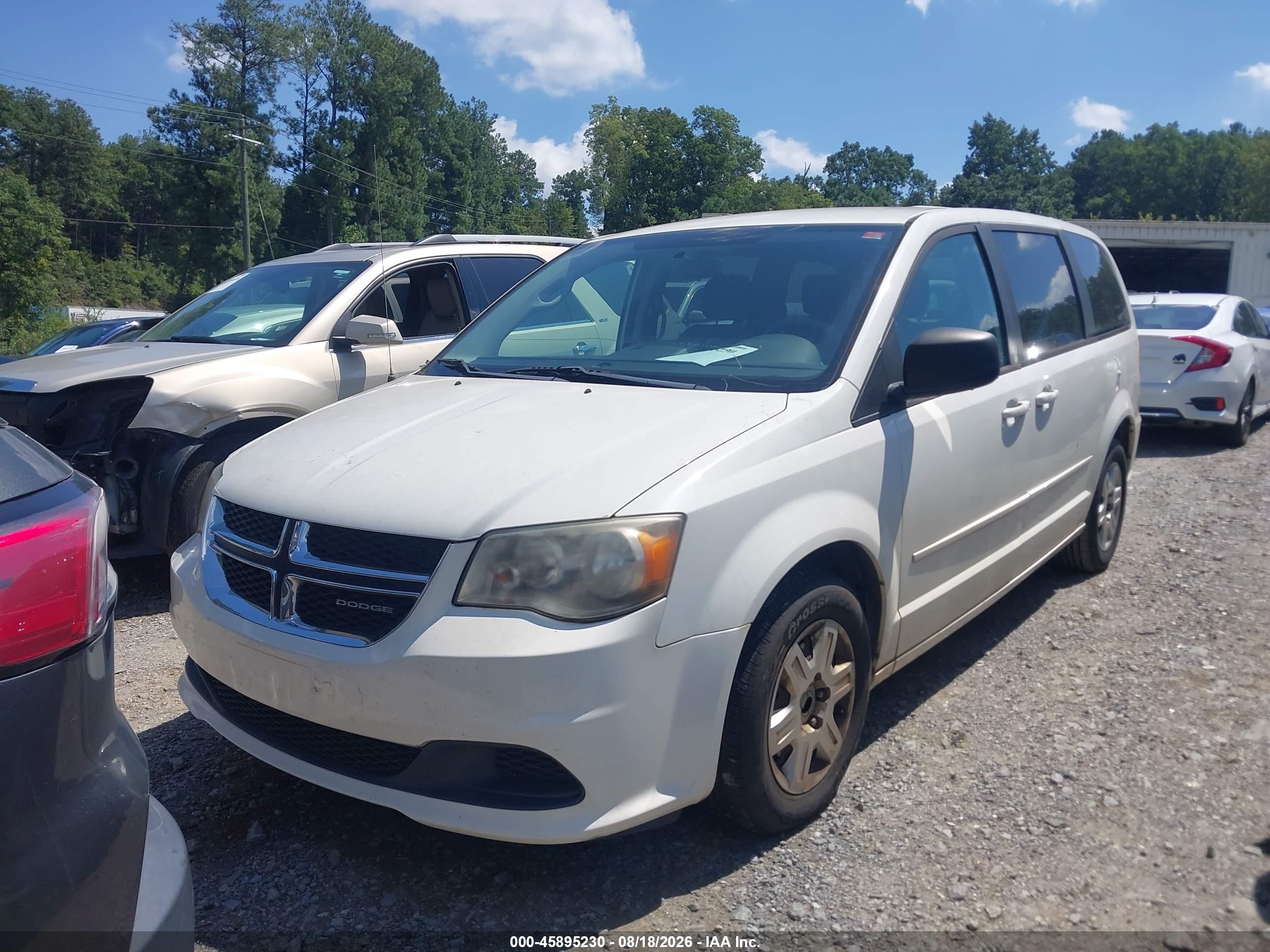 2012 DODGE GRAND CARAVAN SE/AVP — I2