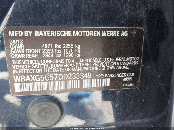 2013 BMW 528I