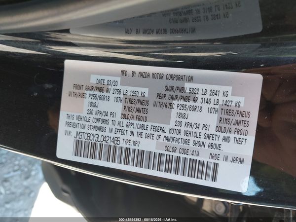 2020 MAZDA CX-9 TOURING — I9