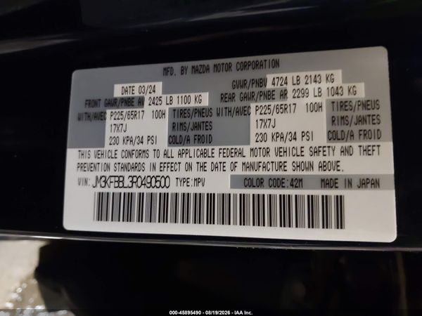 2024 MAZDA CX-5 2.5 S SELECT
