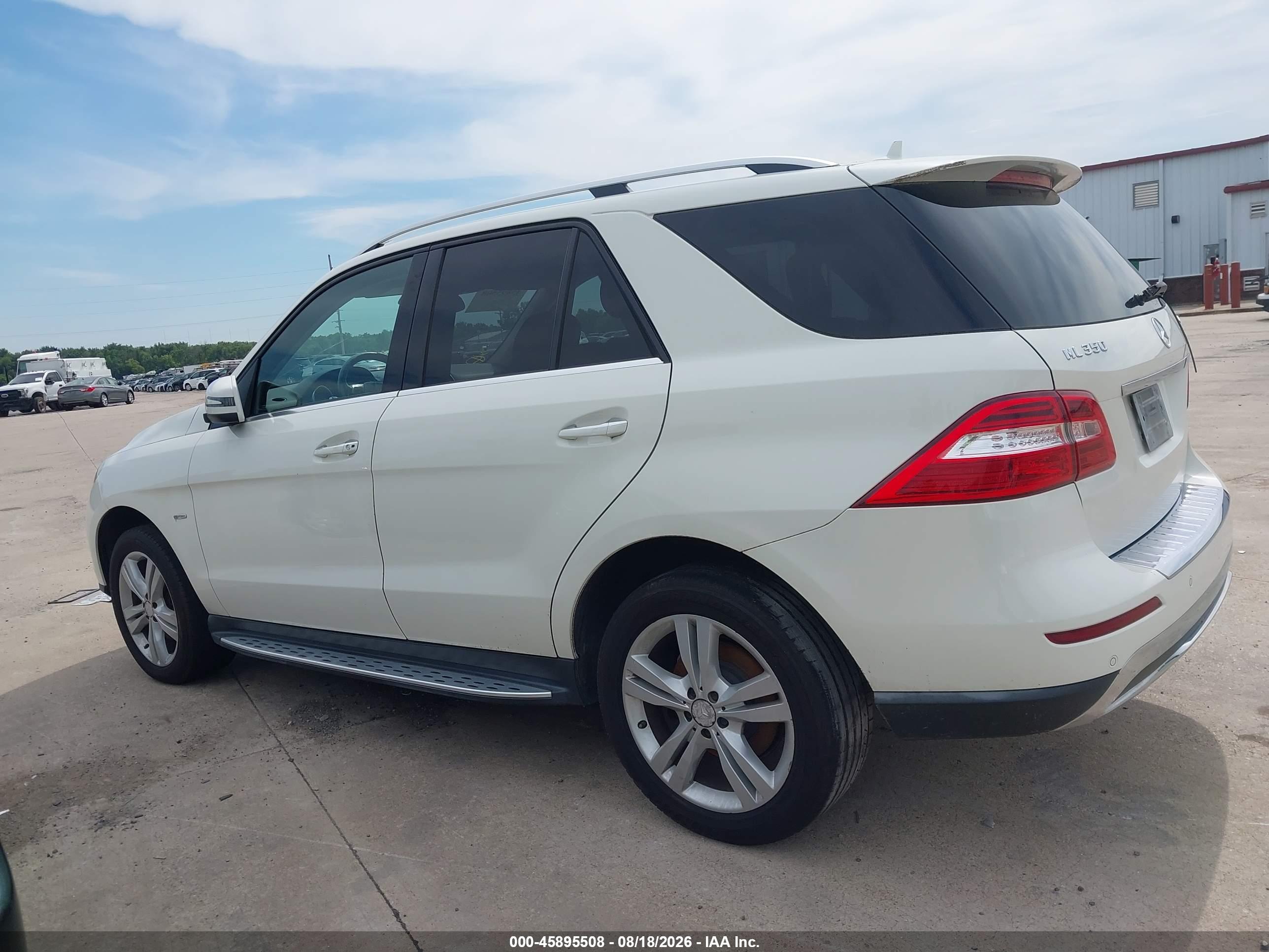 2012 MERCEDES-BENZ ML 350 4MATIC