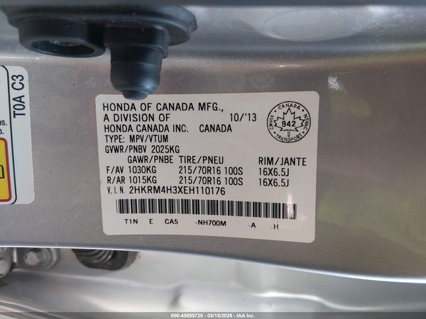 2014 HONDA CR-V LX