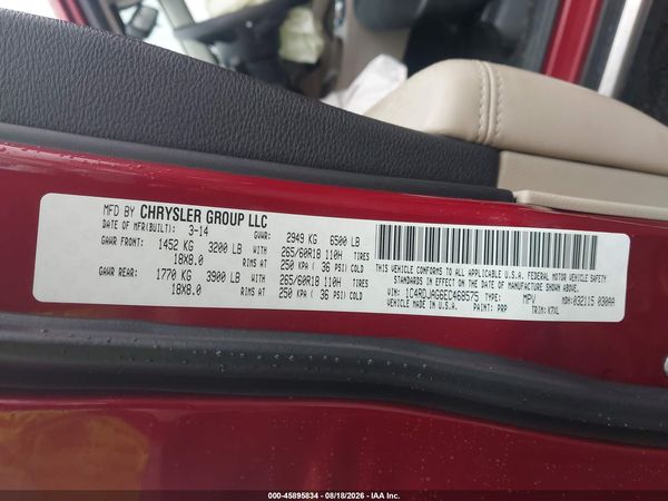 2014 DODGE DURANGO SXT