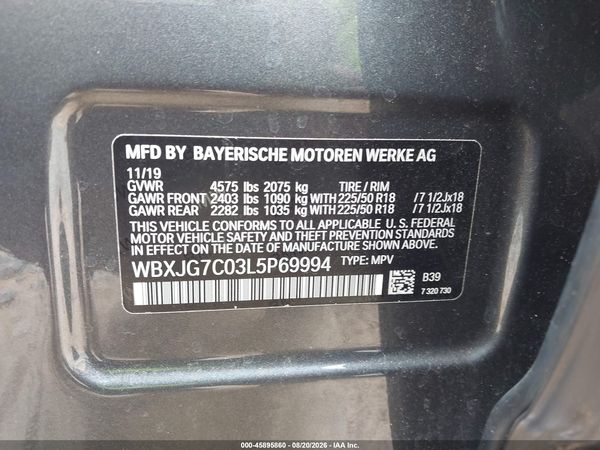 2020 BMW X1 SDRIVE28I