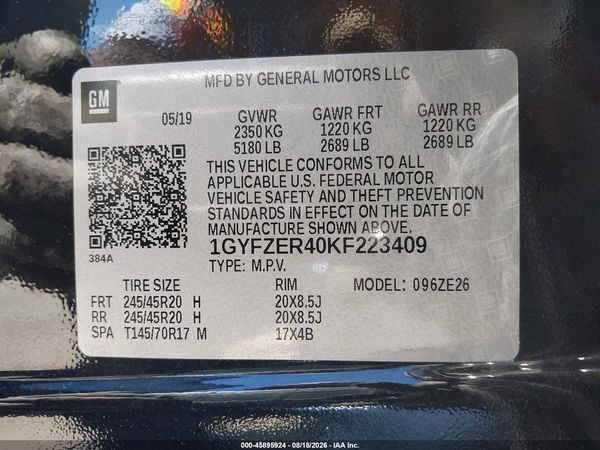 2019 CADILLAC XT4 SPORT