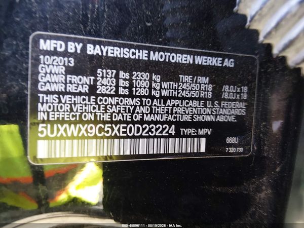 2014 BMW X3 XDRIVE28I