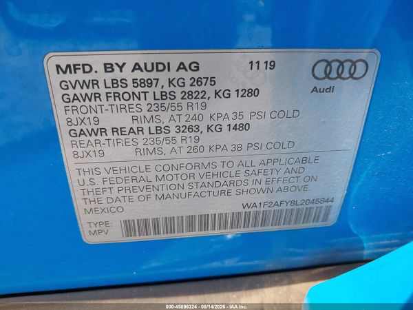 2020 AUDI Q5