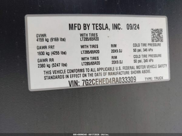 2024 TESLA CYBERTRUCK ALL-WHEEL DRIVE