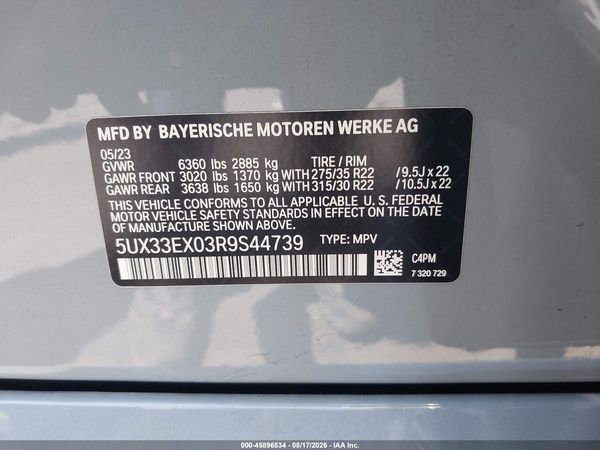 2024 BMW X6 XDRIVE40I