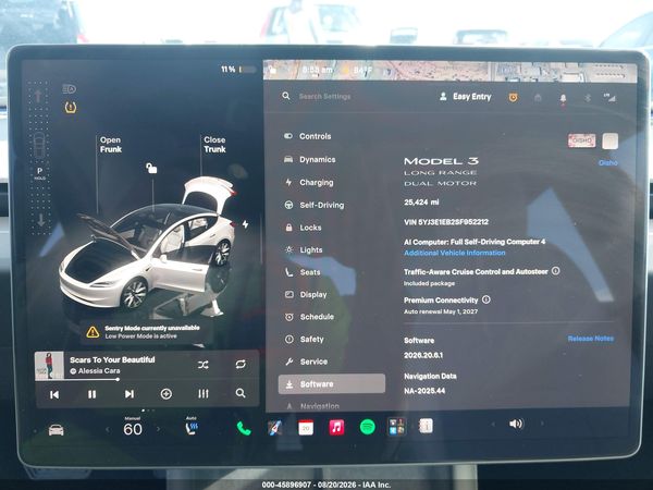 2025 TESLA MODEL 3