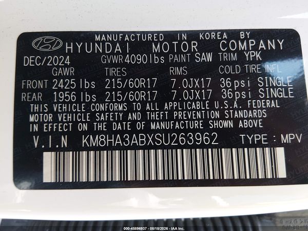 2025 HYUNDAI KONA SE