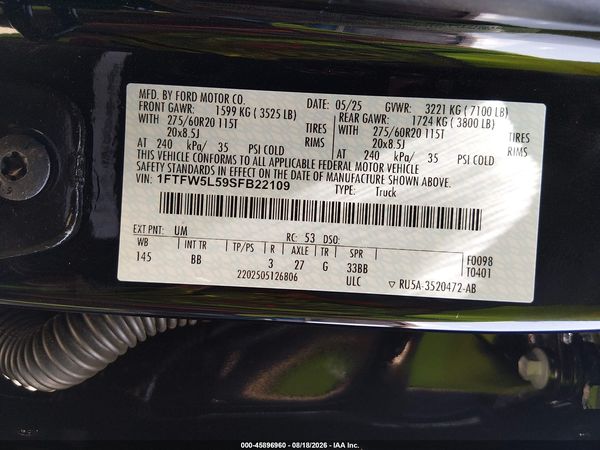 2025 FORD F-150 LARIAT