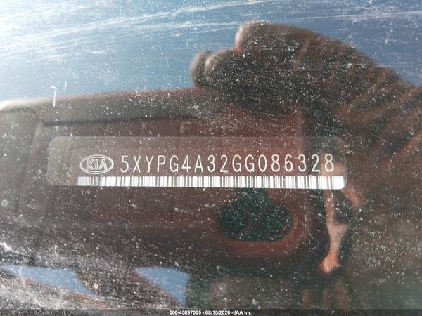 2016 KIA SORENTO 2.4L L