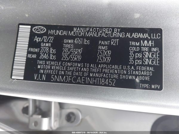 2022 HYUNDAI TUCSON SEL