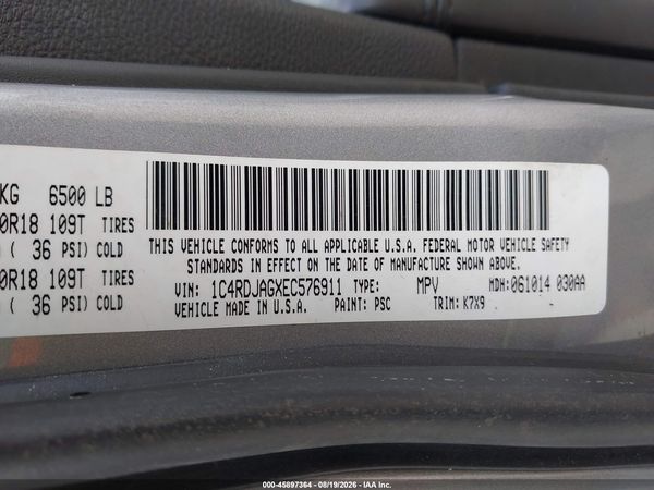 2014 DODGE DURANGO SXT